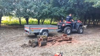 Wykorzystanie lekkiego ciągnika rolniczego Hisun Tactic 550 (HS394/HS294) w pracach leśnych